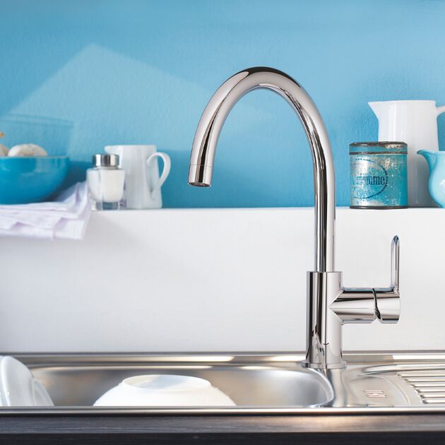 Змішувач для кухні Grohe BauLoop 31368000, фото , зображення 3 | SNABZHENIE.com.ua Змішувач для кухні Grohe BauLoop 31368000, фото , зображення 3 | SNABZHENIE.com.ua
