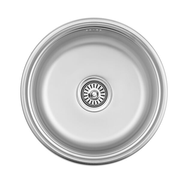 Кухонна мийка Kroner KRP Satin - 430 (0,8 мм), фото  | SNABZHENIE.com.ua Кухонна мийка Kroner KRP Satin - 430 (0,8 мм), фото  | SNABZHENIE.com.ua