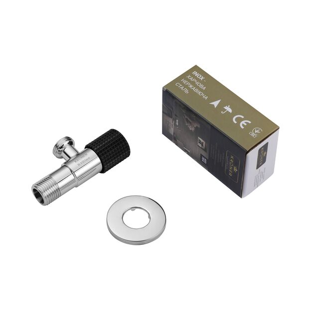 Кран приборный Kroner KRP Edelstahl Klassisch - CHS201 1/2"х1/2" НН, фото , зображення 4 | SNABZHENIE.com.ua Кран приборный Kroner KRP Edelstahl Klassisch - CHS201 1/2"х1/2" НН, фото , зображення 4 | SNABZHENIE.com.ua