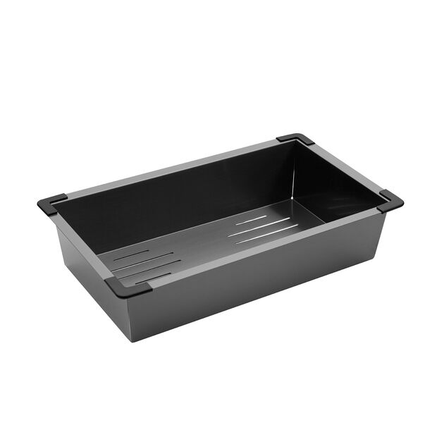 Кухонна мийка Kroner KRP PVD Schwarze - 6350HM (3,0/1,0 мм), фото , зображення 7 | SNABZHENIE.com.ua Кухонна мийка Kroner KRP PVD Schwarze - 6350HM (3,0/1,0 мм), фото , зображення 7 | SNABZHENIE.com.ua