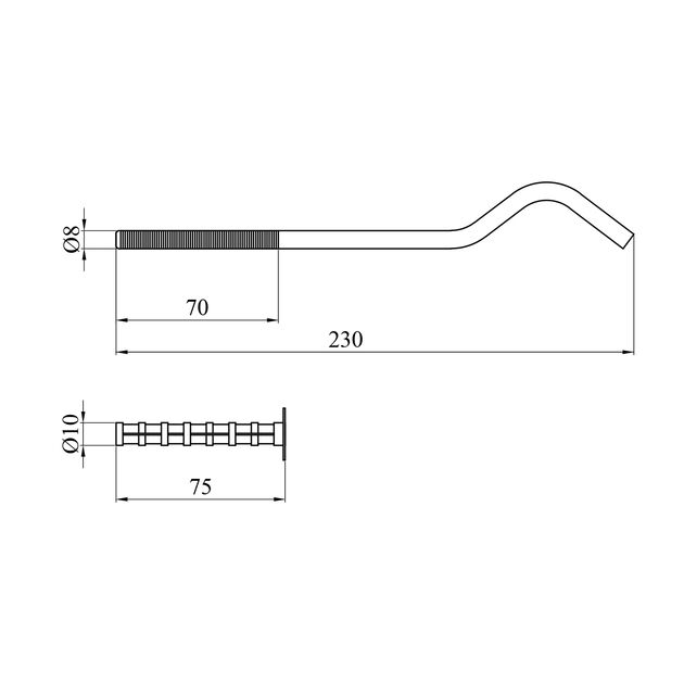 Кріплення коване кронштейн для радіаторів Український легіон 8х230 мм, фото , зображення 2 | SNABZHENIE.com.ua Кріплення коване кронштейн для радіаторів Український легіон 8х230 мм, фото , зображення 2 | SNABZHENIE.com.ua