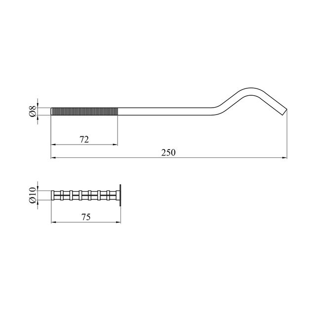 Кріплення коване кронштейн для радіаторів Український легіон 8х250 мм, фото , зображення 2 | SNABZHENIE.com.ua Кріплення коване кронштейн для радіаторів Український легіон 8х250 мм, фото , зображення 2 | SNABZHENIE.com.ua