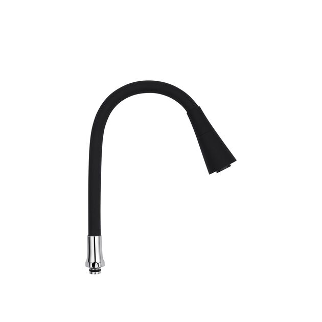 Гибкий излив для смесителя Kroner KRM - C8031BLK, фото  | SNABZHENIE.com.ua Гибкий излив для смесителя Kroner KRM - C8031BLK, фото  | SNABZHENIE.com.ua