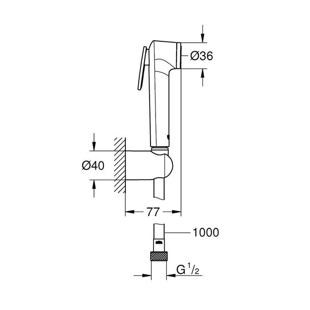 Набор для гигиенического душа Grohe Tempesta-F Trigger Spray 30 26352000 Набор гигиенического душа Grohe Tempesta-F Trigger Spray 30 26352000, фото , изображение 2 | SNABZHENIE.com.ua Набор для гигиенического душа Grohe Tempesta-F Trigger Spray 30 26352000 Набор гигиенического душа Grohe Tempesta-F Trigger Spray 30 26352000, фото , изображение 2 | SNABZHENIE.com.ua