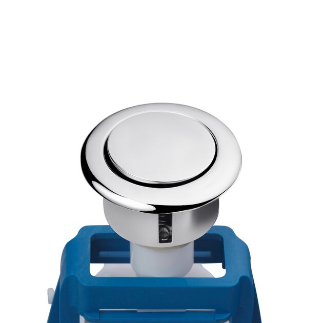 Комплект для бачка унітаза Kroner KRP - KIT6857 з одинарною кнопкою, нижній підвод 1/2, фото , зображення 4 | SNABZHENIE.com.ua