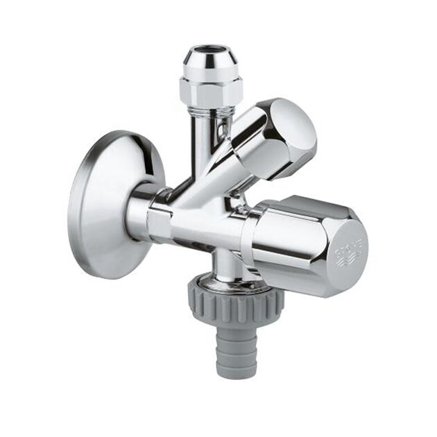 Кран приборний Grohe 1/2х3/8х3/4 22036000, фото  | SNABZHENIE.com.ua Кран приборний Grohe 1/2х3/8х3/4 22036000, фото  | SNABZHENIE.com.ua