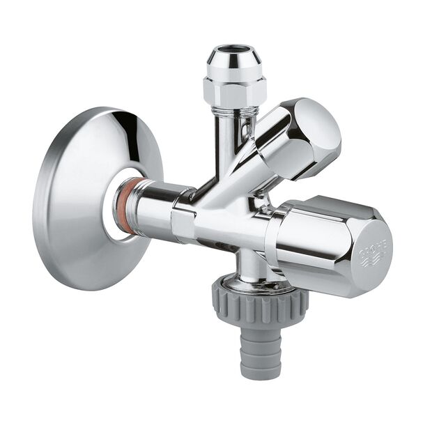 Кран приборний Grohe 1/2х3/8х3/4 22036000, фото , зображення 3 | SNABZHENIE.com.ua Кран приборний Grohe 1/2х3/8х3/4 22036000, фото , зображення 3 | SNABZHENIE.com.ua