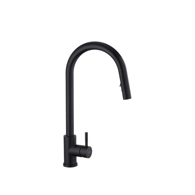 Смеситель кухонный с выдвижным изливом KRP Edelstahl Klassisch, фото  | SNABZHENIE.com.ua