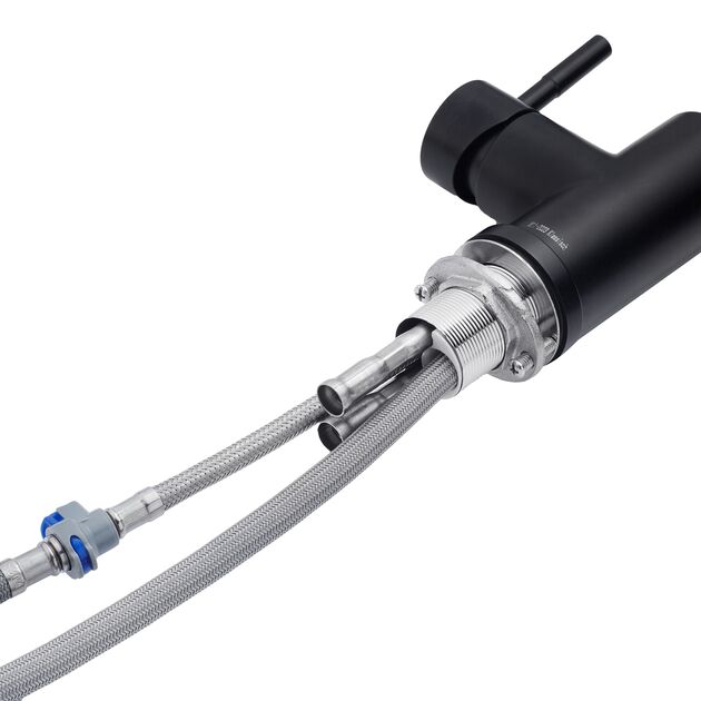 Смеситель кухонный с выдвижным изливом KRP Edelstahl Klassisch, фото , изображение 7 | SNABZHENIE.com.ua