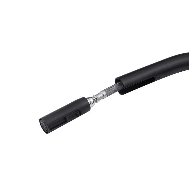 Смеситель кухонный с выдвижным изливом KRP Edelstahl Klassisch, фото , изображение 9 | SNABZHENIE.com.ua