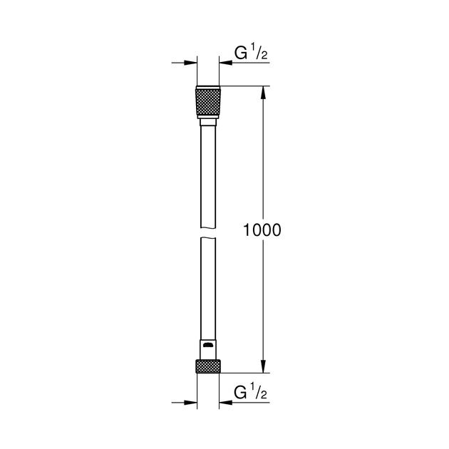 Шланг для душа Grohe VitalioFlex Silver TwistStop 1000 мм, фото , изображение 2 | SNABZHENIE.com.ua Шланг для душа Grohe VitalioFlex Silver TwistStop 1000 мм, фото , изображение 2 | SNABZHENIE.com.ua
