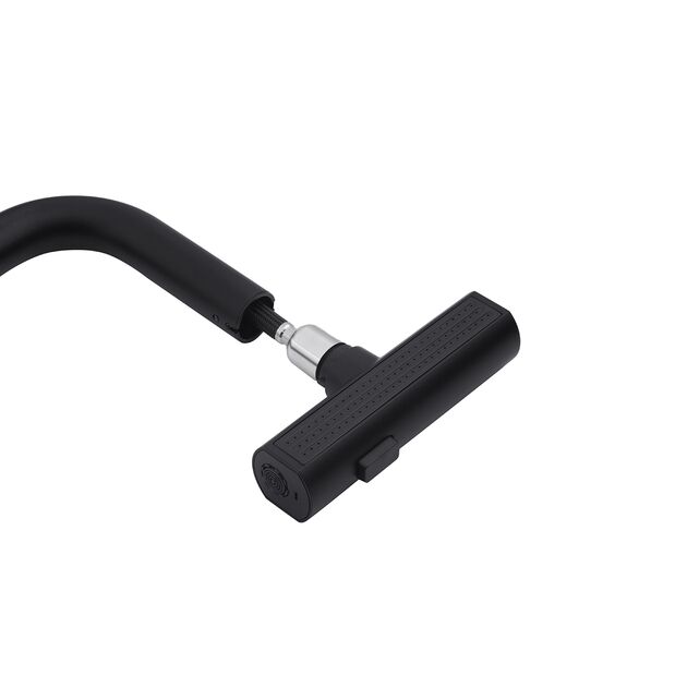 Смеситель для кухни Kroner KRP Edelstahl с выдвижным изливом, фото , изображение 10 | SNABZHENIE.com.ua