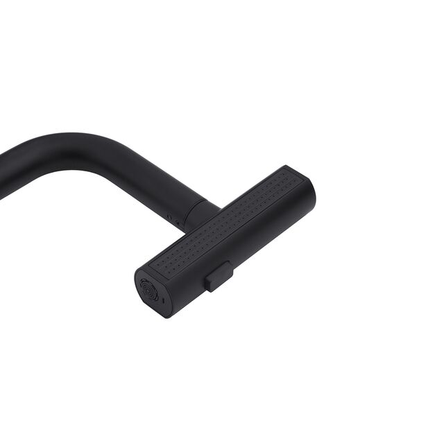 Смеситель для кухни Kroner KRP Edelstahl с выдвижным изливом, фото , изображение 9 | SNABZHENIE.com.ua