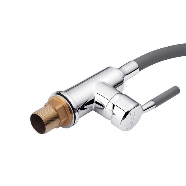 Смеситель кухонный Kroner KRM Kuche - C132GRA, фото , изображение 7 | SNABZHENIE.com.ua