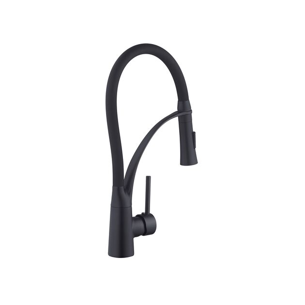 Смеситель кухонный Kroner KRP Ersel SCH03393BLK, фото , изображение 3 | SNABZHENIE.com.ua Смеситель кухонный Kroner KRP Ersel SCH03393BLK, фото , изображение 3 | SNABZHENIE.com.ua