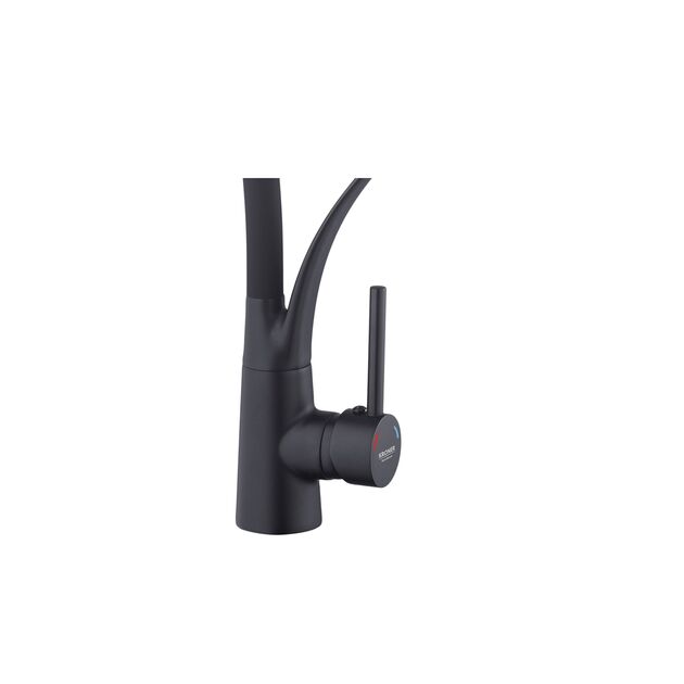 Смеситель кухонный Kroner KRP Ersel SCH03393BLK, фото , изображение 5 | SNABZHENIE.com.ua Смеситель кухонный Kroner KRP Ersel SCH03393BLK, фото , изображение 5 | SNABZHENIE.com.ua