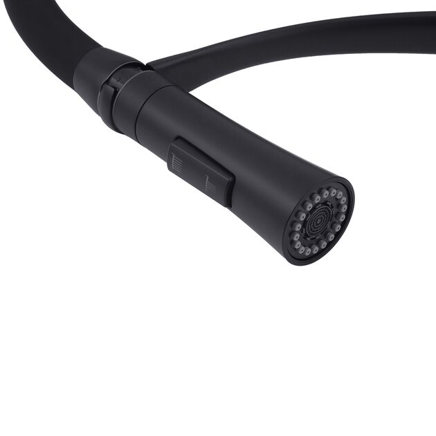 Смеситель кухонный Kroner KRP Ersel SCH03393BLK, фото , изображение 8 | SNABZHENIE.com.ua Смеситель кухонный Kroner KRP Ersel SCH03393BLK, фото , изображение 8 | SNABZHENIE.com.ua