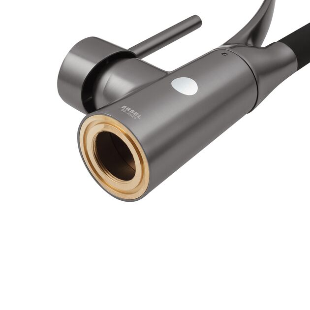 Смеситель кухонный Kroner KRP Ersel - GRP03393BLK, фото , изображение 7 | SNABZHENIE.com.ua
