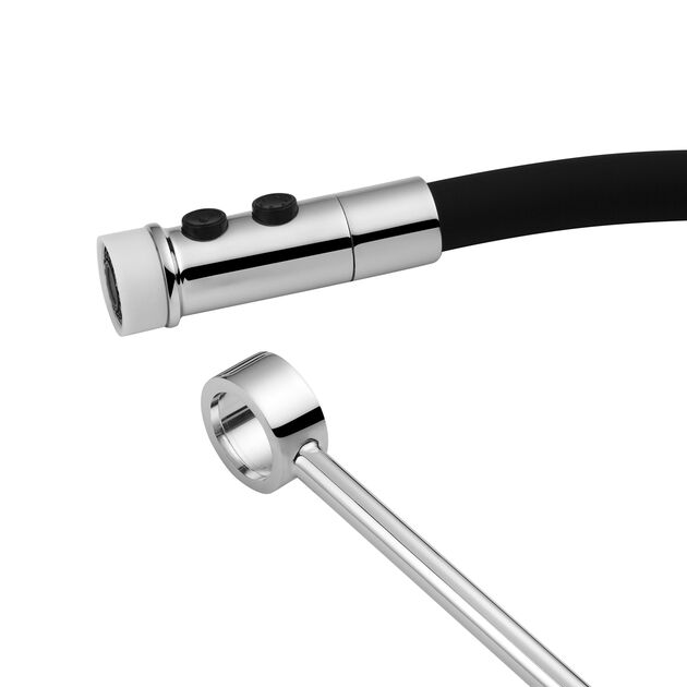 Смеситель кухонный Kroner KRP Ersel C03111BLK, фото , изображение 9 | SNABZHENIE.com.ua