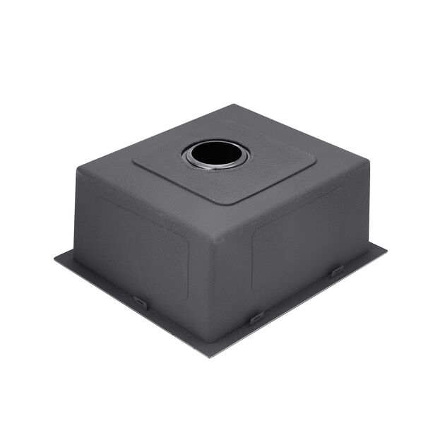 Кухонна мийка Kroner KRP Schwarze - 4545HM PVD (3.0/1.0 мм), фото , зображення 5 | SNABZHENIE.com.ua Кухонна мийка Kroner KRP Schwarze - 4545HM PVD (3.0/1.0 мм), фото , зображення 5 | SNABZHENIE.com.ua