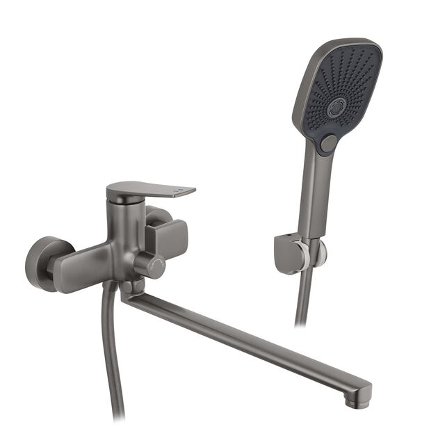 Змішувач для ванни Kroner KRP Makon-GRP070, фото  | SNABZHENIE.com.ua Змішувач для ванни Kroner KRP Makon-GRP070, фото  | SNABZHENIE.com.ua