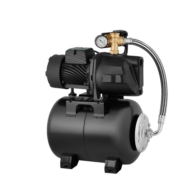 Насосная станция Pumpman TJSW/10M Нmax 34 м Qmax 4,2 куб.м 750 Вт бак 24 л (чугун), фото , зображення 2 | SNABZHENIE.com.ua