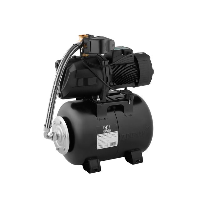 Насосная станция Pumpman TJSW/10M Нmax 34 м Qmax 4,2 куб.м 750 Вт бак 24 л (чугун), фото , зображення 4 | SNABZHENIE.com.ua