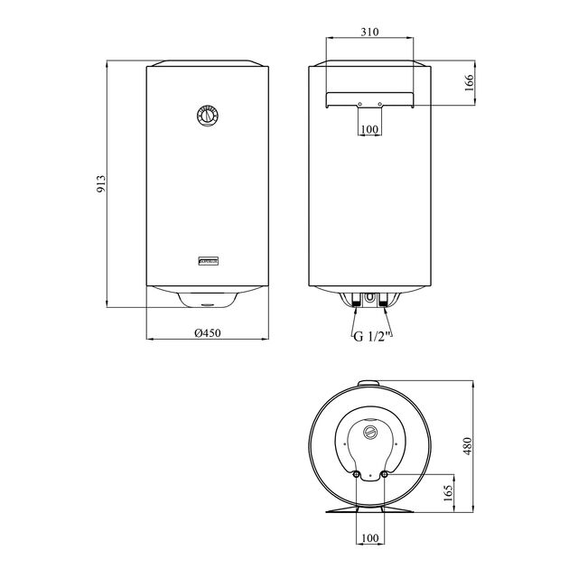 Водонагрівач Ariston Superlux 100V 1,5K EU2 з мокрим ТЕНом 4015006, фото , зображення 2 | SNABZHENIE.com.ua Водонагрівач Ariston Superlux 100V 1,5K EU2 з мокрим ТЕНом 4015006, фото , зображення 2 | SNABZHENIE.com.ua