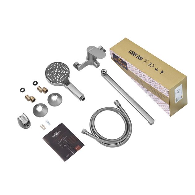 Смеситель для ванны Kroner KRM Linz - GRN070, фото , зображення 8 | SNABZHENIE.com.ua Смеситель для ванны Kroner KRM Linz - GRN070, фото , зображення 8 | SNABZHENIE.com.ua