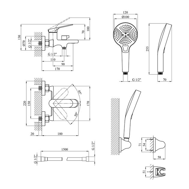 Смеситель для ванны Kroner KRM Linz - GRN060, фото , зображення 2 | SNABZHENIE.com.ua Смеситель для ванны Kroner KRM Linz - GRN060, фото , зображення 2 | SNABZHENIE.com.ua