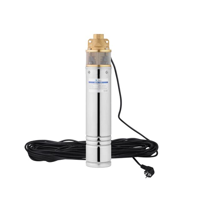Насос глубинный центробежный 4SKM 100C Hmax 61 м Qmax 45 л/мин P 750 Вт со встроенным конденсатором, фото , зображення 3 | SNABZHENIE.com.ua Насос глубинный центробежный 4SKM 100C Hmax 61 м Qmax 45 л/мин P 750 Вт со встроенным конденсатором, фото , зображення 3 | SNABZHENIE.com.ua