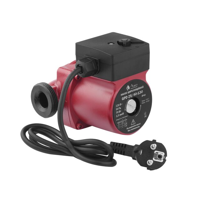 Насос циркуляционный Agua GPD 25/4-130, фото , зображення 4 | SNABZHENIE.com.ua