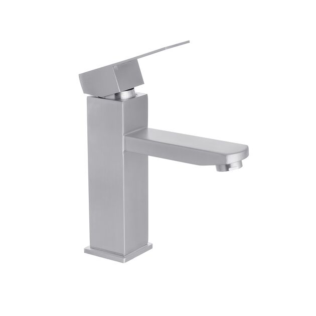 Набор смесителей Kroner Edelstahl Kubus-ESG010 + смеситель Edelstahl Kubus-ESG060 + штанга для душу Edelstahl Kubus-ESG230, фото , зображення 5 | SNABZHENIE.com.ua Набор смесителей Kroner Edelstahl Kubus-ESG010 + смеситель Edelstahl Kubus-ESG060 + штанга для душу Edelstahl Kubus-ESG230, фото , зображення 5 | SNABZHENIE.com.ua