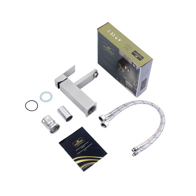 Набор 3 в 1 душевая система Kroner Edelstahl Kubus-ESG063 + смеситель Edelstahl Kubus-ESG010 + смеситель Kroner Edelstahl Kubus-ESG052, фото , зображення 6 | SNABZHENIE.com.ua Набор 3 в 1 душевая система Kroner Edelstahl Kubus-ESG063 + смеситель Edelstahl Kubus-ESG010 + смеситель Kroner Edelstahl Kubus-ESG052, фото , зображення 6 | SNABZHENIE.com.ua