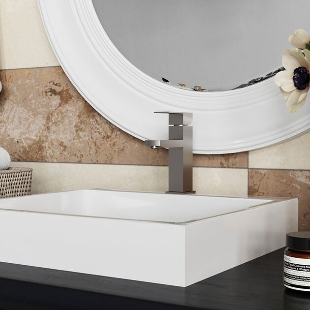 Набор смесителей Kroner Edelstahl Kubus-ESG010 + смеситель Edelstahl Kubus-ESG060 + штанга для душу Edelstahl Kubus-ESG230, фото , зображення 7 | SNABZHENIE.com.ua Набор смесителей Kroner Edelstahl Kubus-ESG010 + смеситель Edelstahl Kubus-ESG060 + штанга для душу Edelstahl Kubus-ESG230, фото , зображення 7 | SNABZHENIE.com.ua