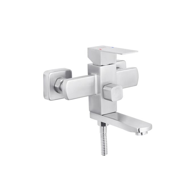 Набор смесителей Kroner Edelstahl Kubus-ESG010 + смеситель Edelstahl Kubus-ESG060, фото , зображення 8 | SNABZHENIE.com.ua Набор смесителей Kroner Edelstahl Kubus-ESG010 + смеситель Edelstahl Kubus-ESG060, фото , зображення 8 | SNABZHENIE.com.ua