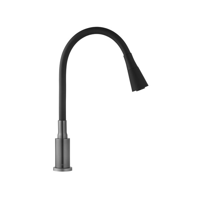 Смеситель для кухни Kroner KRP Edelstahl Klassisch - PVD031BLK, фото , зображення 6 | SNABZHENIE.com.ua Смеситель для кухни Kroner KRP Edelstahl Klassisch - PVD031BLK, фото , зображення 6 | SNABZHENIE.com.ua