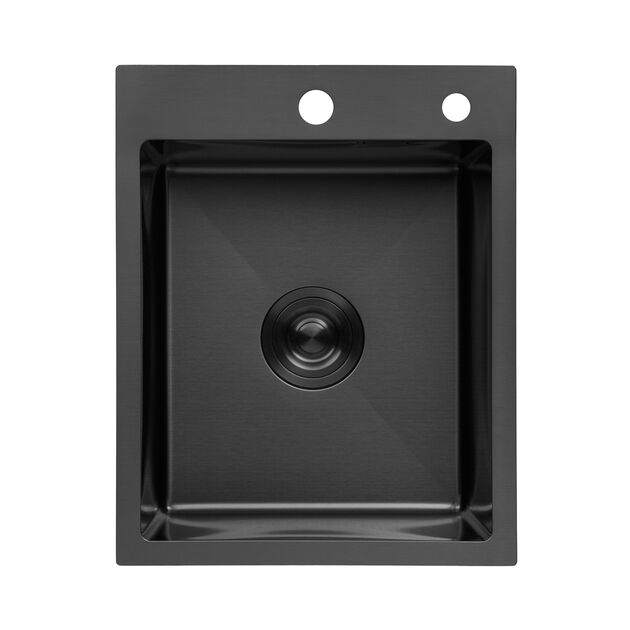 Кухонная мойка Kroner KRP PVD Schwarze - 4050HM (3,0/1,0 мм), фото  | SNABZHENIE.com.ua Кухонная мойка Kroner KRP PVD Schwarze - 4050HM (3,0/1,0 мм), фото  | SNABZHENIE.com.ua