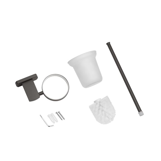 Ершик для унитаза настенный Kroner KRP Graz - GRP95613, фото , изображение 4 | SNABZHENIE.com.ua