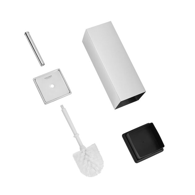 Ершик для унитаза напольный Kroner KRP Graz - C017, фото , изображение 3 | SNABZHENIE.com.ua