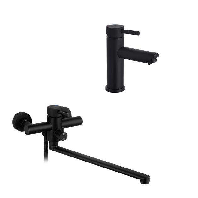 Набор смесителей Kroner Edelstahl Klassisch-SCH070 + смеситель Edelstahl Klassisch-SCH010, фото  | SNABZHENIE.com.ua Набор смесителей Kroner Edelstahl Klassisch-SCH070 + смеситель Edelstahl Klassisch-SCH010, фото  | SNABZHENIE.com.ua