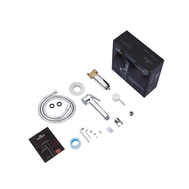 Набор 3 в 1 душевая система Kroner Armada-W063 + смеситель Armada-W010 + смеситель Bidet-C082, фото , зображення 8 | SNABZHENIE.com.ua Набор 3 в 1 душевая система Kroner Armada-W063 + смеситель Armada-W010 + смеситель Bidet-C082, фото , зображення 8 | SNABZHENIE.com.ua