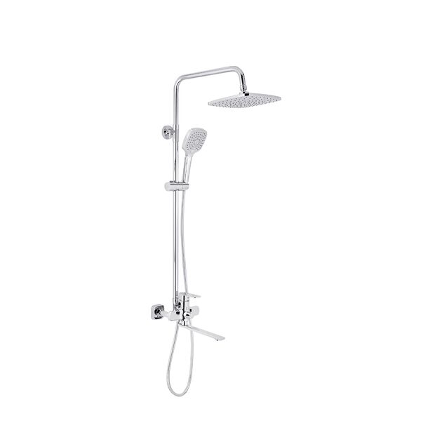 Набор 2 в 1 душевая система Kroner Armada-C067 + смеситель Ems-C010, фото , зображення 2 | SNABZHENIE.com.ua Набор 2 в 1 душевая система Kroner Armada-C067 + смеситель Ems-C010, фото , зображення 2 | SNABZHENIE.com.ua