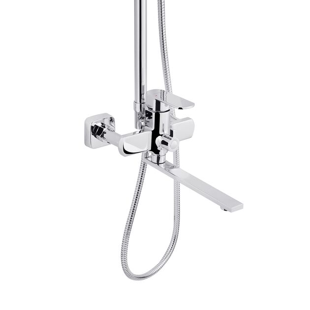 Набор 2 в 1 душевая система Kroner Armada-C067 + смеситель Ems-C010, фото , зображення 4 | SNABZHENIE.com.ua Набор 2 в 1 душевая система Kroner Armada-C067 + смеситель Ems-C010, фото , зображення 4 | SNABZHENIE.com.ua