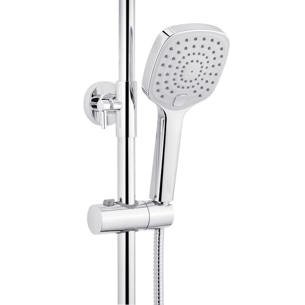 Набор 2 в 1 душевая система Kroner Armada-C067 + смеситель Ems-C010, фото , зображення 8 | SNABZHENIE.com.ua Набор 2 в 1 душевая система Kroner Armada-C067 + смеситель Ems-C010, фото , зображення 8 | SNABZHENIE.com.ua