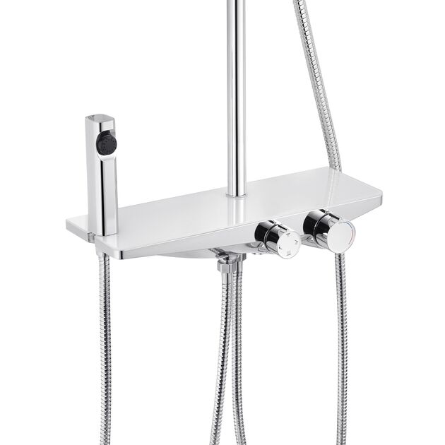 Набор 2 в 1 душевая система Kroner Armada-W066 + смеситель Armada-C010, фото , зображення 4 | SNABZHENIE.com.ua Набор 2 в 1 душевая система Kroner Armada-W066 + смеситель Armada-C010, фото , зображення 4 | SNABZHENIE.com.ua