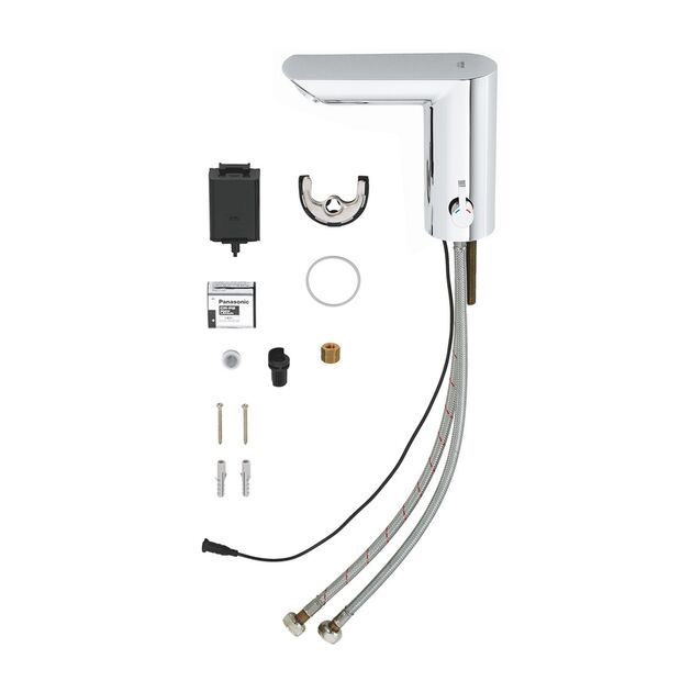 Смеситель бесконтактный для раковины Grohe Bau Cosmopolitan E 36451000, фото , изображение 6 | SNABZHENIE.com.ua Смеситель бесконтактный для раковины Grohe Bau Cosmopolitan E 36451000, фото , изображение 6 | SNABZHENIE.com.ua