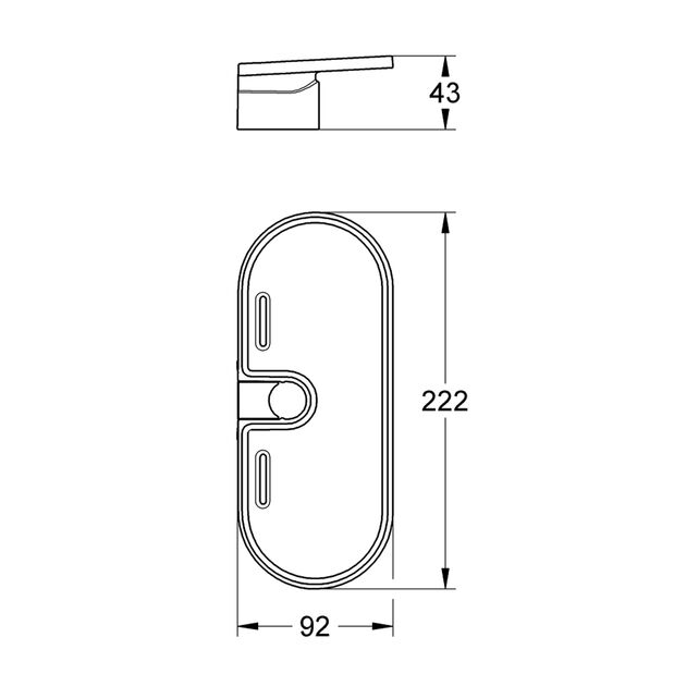 Полочка для душевого гарнитура Grohe QuickFix Vitalio Universal 27725000, фото , зображення 2 | SNABZHENIE.com.ua Полочка для душевого гарнитура Grohe QuickFix Vitalio Universal 27725000, фото , зображення 2 | SNABZHENIE.com.ua