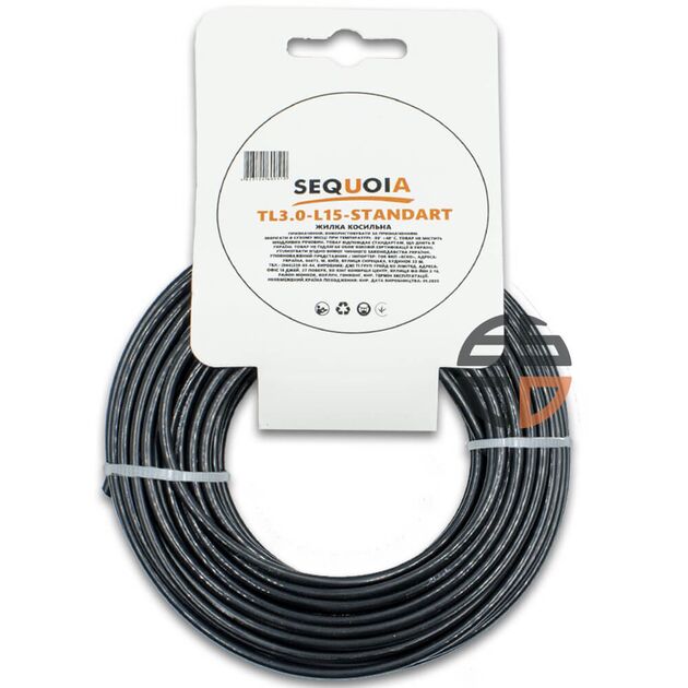Косильная леска SEQUOIA TL3.0-L15 стандартная 15 м, фото , изображение 2 | SNABZHENIE.com.ua Косильная леска SEQUOIA TL3.0-L15 стандартная 15 м, фото , изображение 2 | SNABZHENIE.com.ua