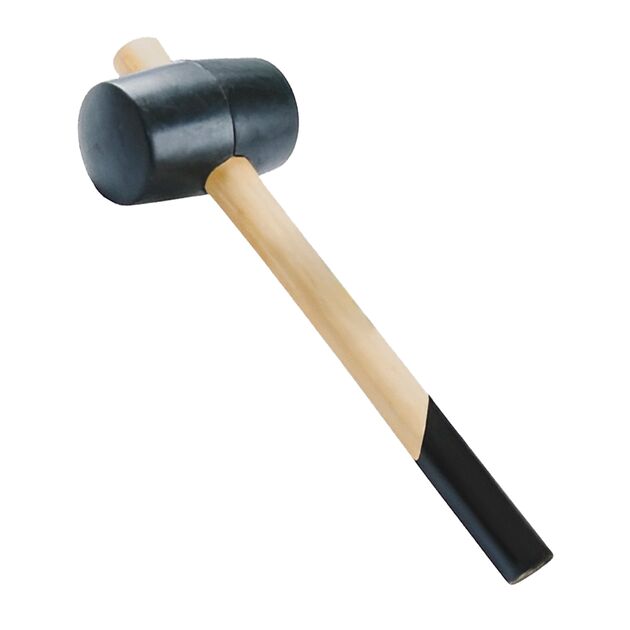 Киянка резиновая чёрная 340г деревянная рукоятка SIGMA (4317711), фото  | SNABZHENIE.com.ua Киянка резиновая чёрная 340г деревянная рукоятка SIGMA (4317711), фото  | SNABZHENIE.com.ua